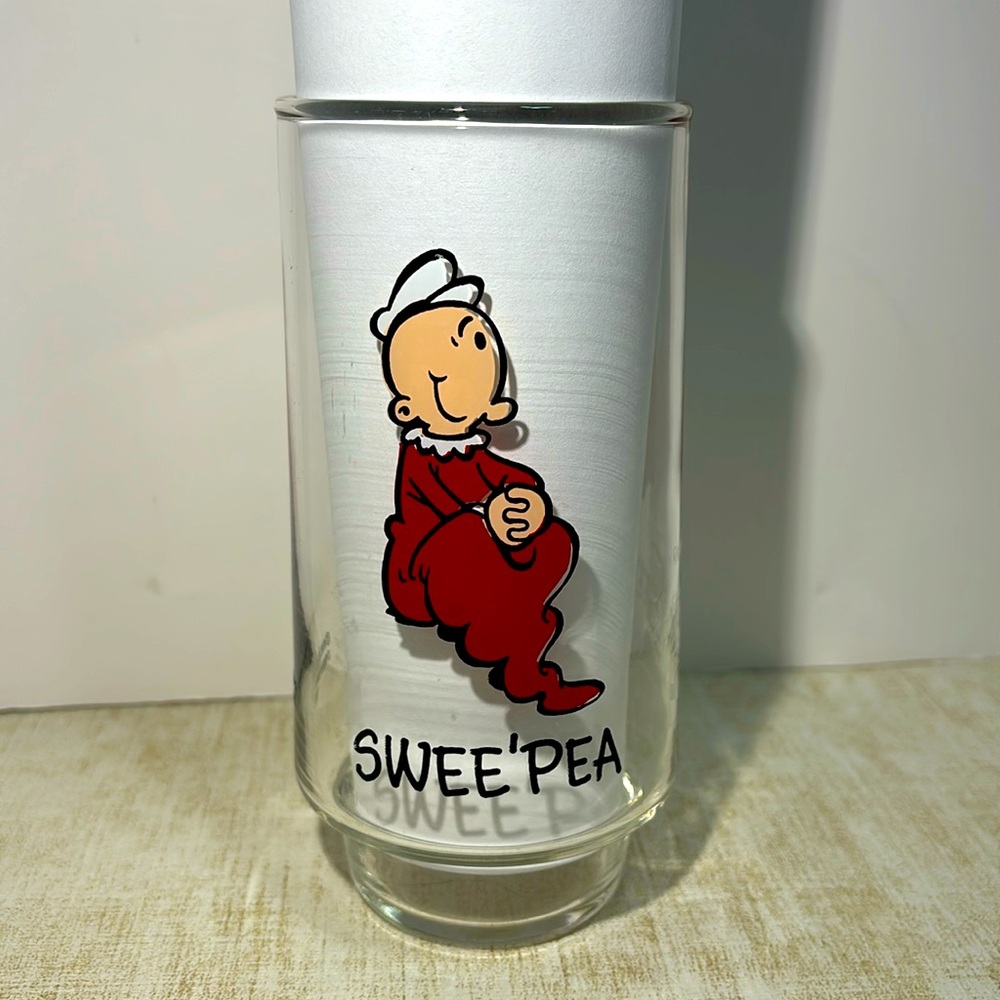 Vintage 1975 Swee'Pea Coca-Cola Drinking Glass (Kollect-A-Set Series)